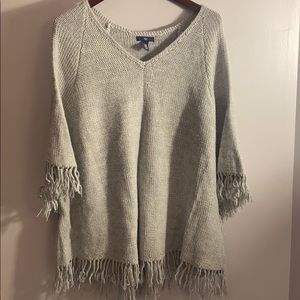 Gray Poncho